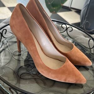 Guess by Marciano Camel Suede Heels